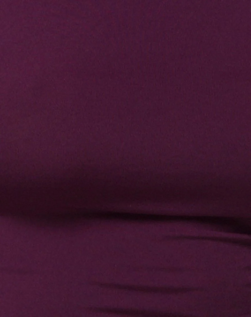 Lafitte Bodycon Kleid in Pflaume - Image 5