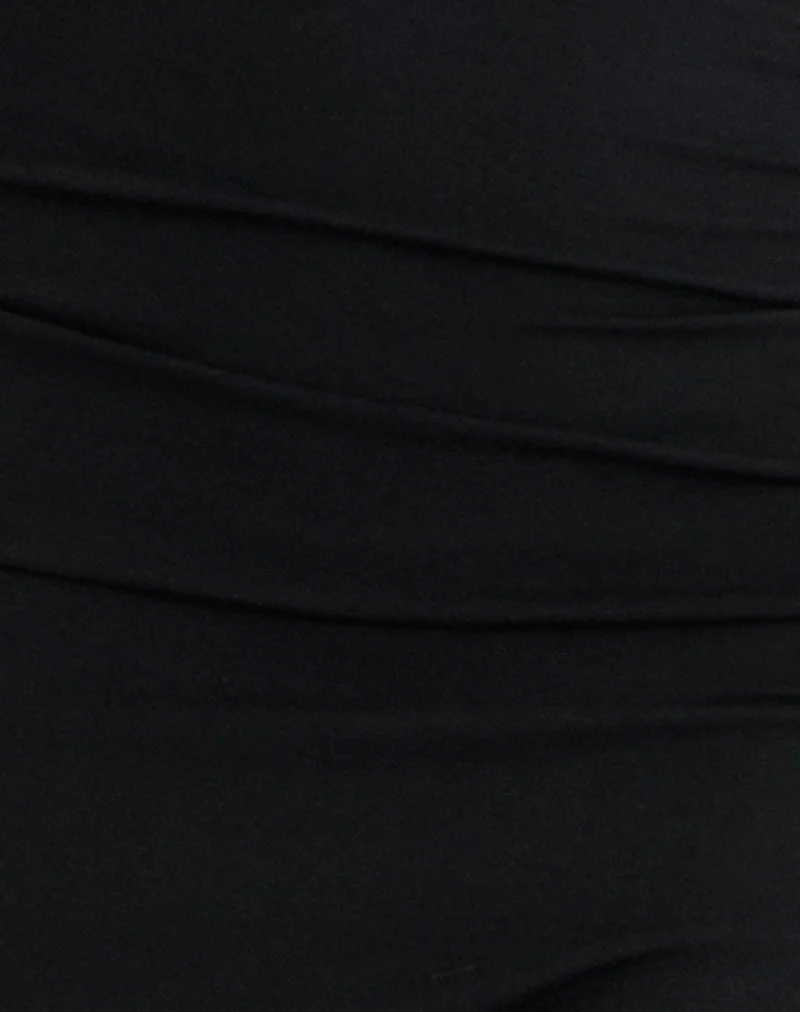 Laluma Midikleid in Schwarz - Image 5