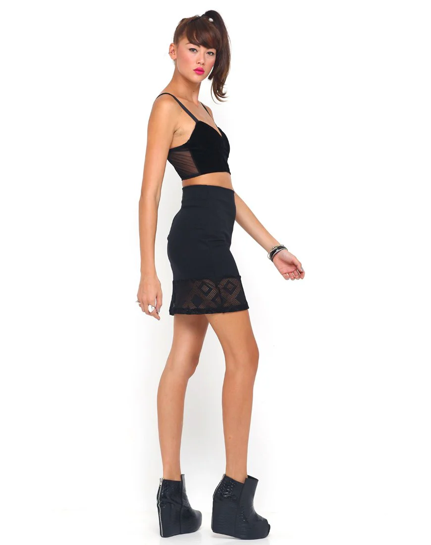 Lana Rock aus Diamantnetz Schwarz - Image 3