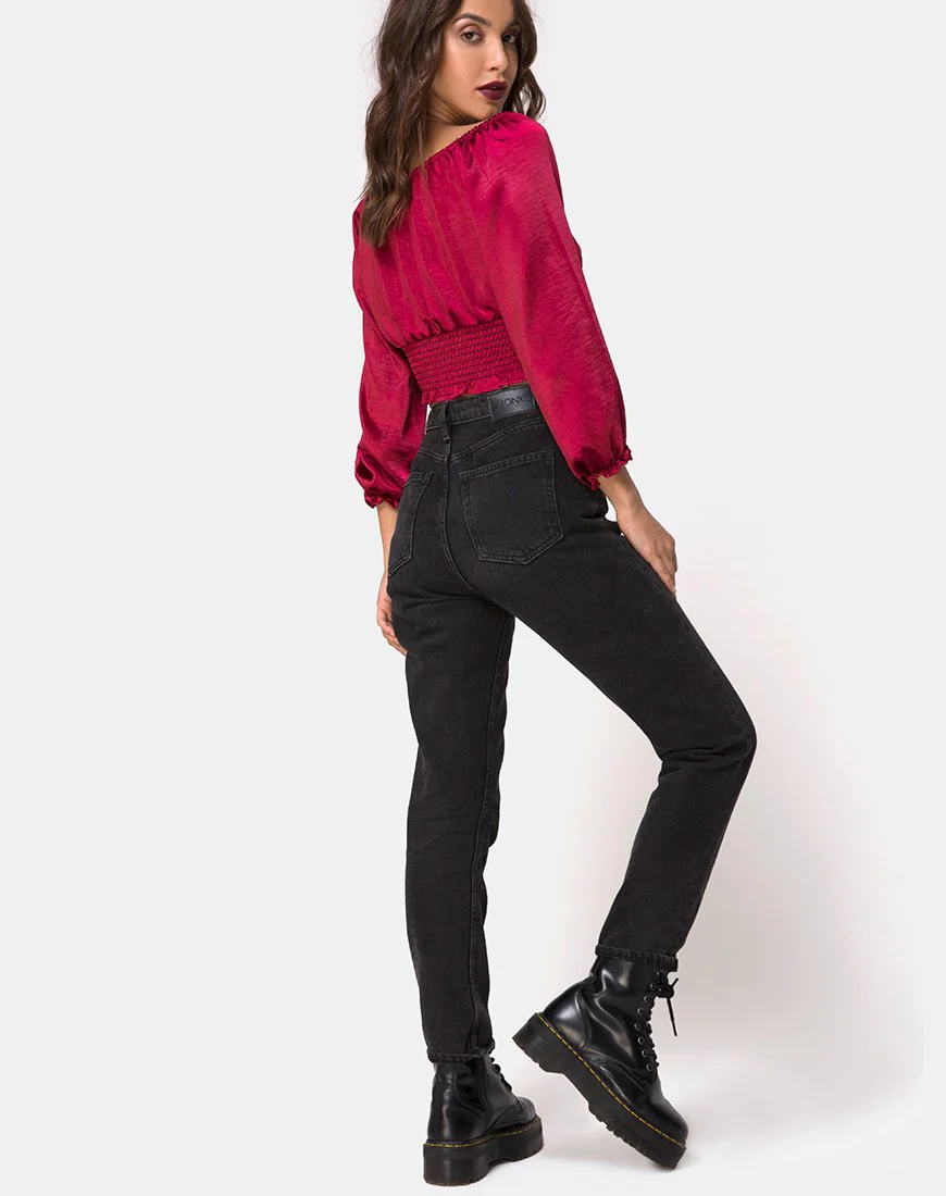 Lancer Platte in Kirsche Satin - Image 4