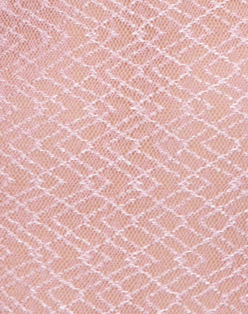 Lanora Mieder in Lacey Knit Blush - Image 5