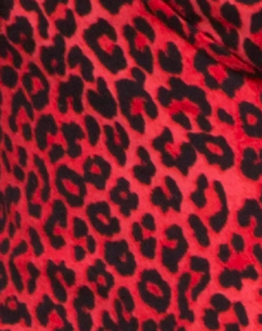 Lanti Mieder in Buntes Tier Rot - Image 5