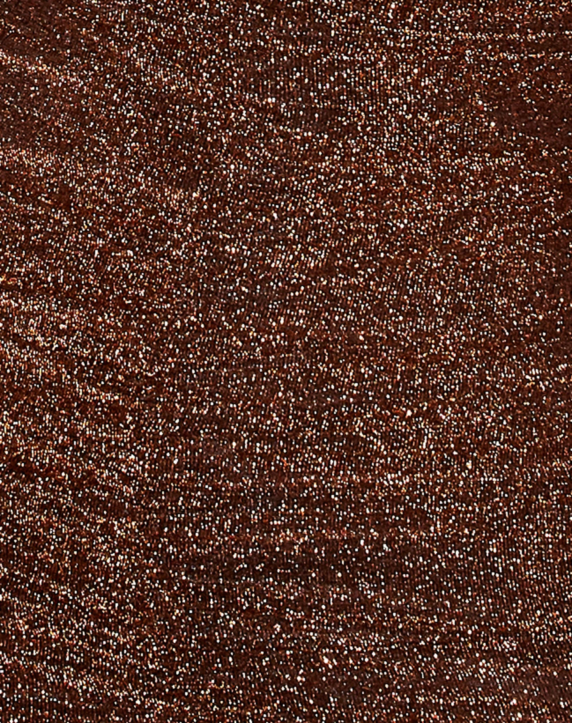 Laras Bodycon-Kleid aus Glitzer-Lurex Bronze - Image 6