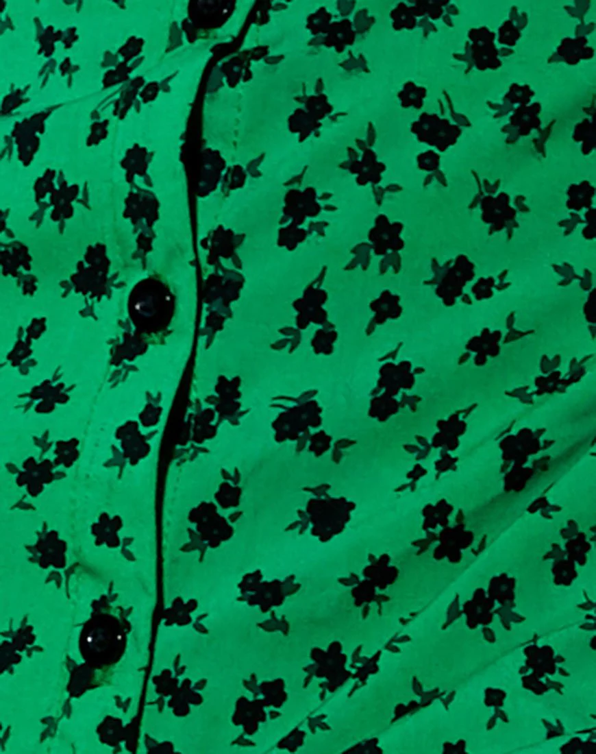 Larin Midikleid in zartem Gänseblümchengrün - Image 5