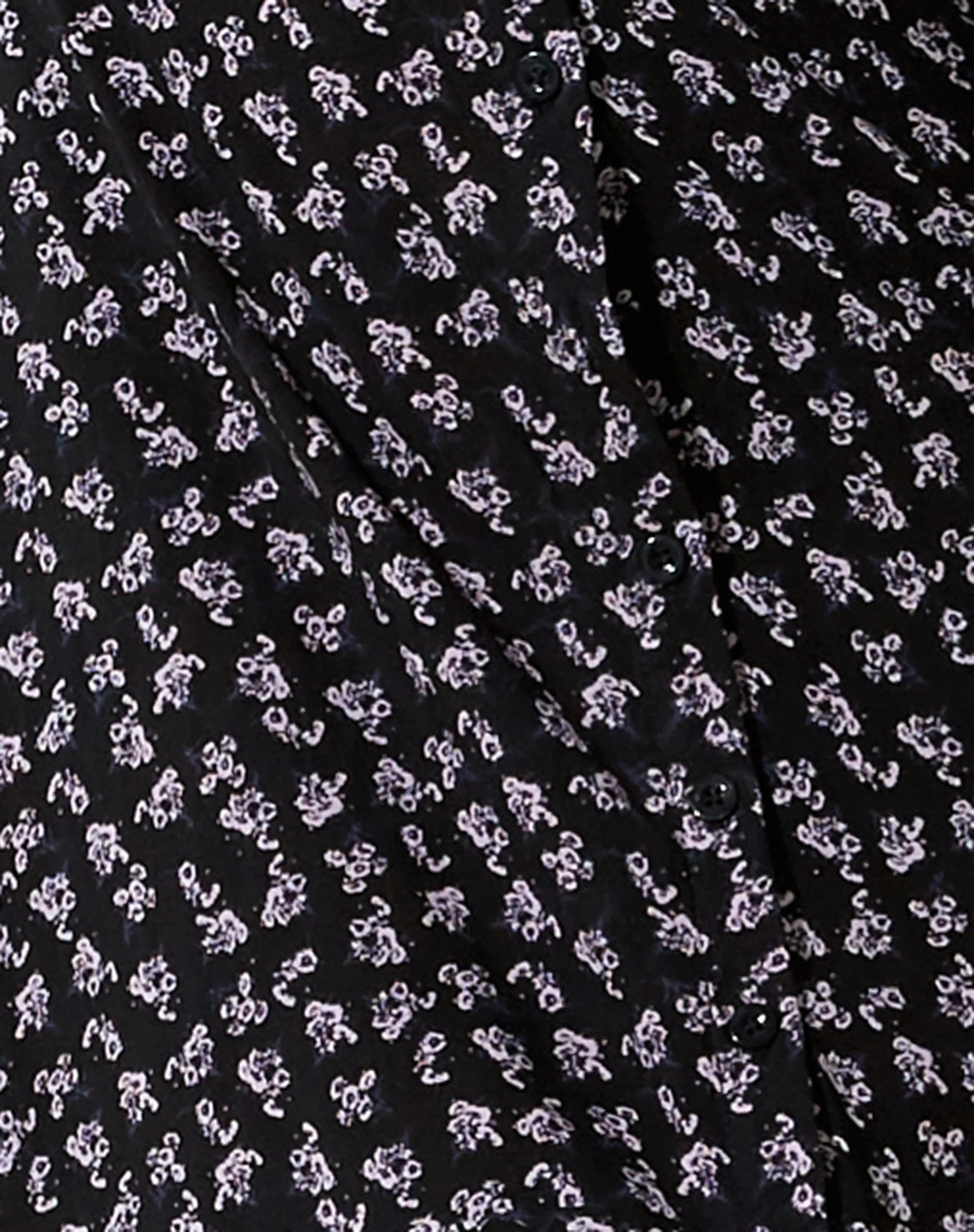 Larin Midikleid aus Dark Base Floral Schwarz - Image 5