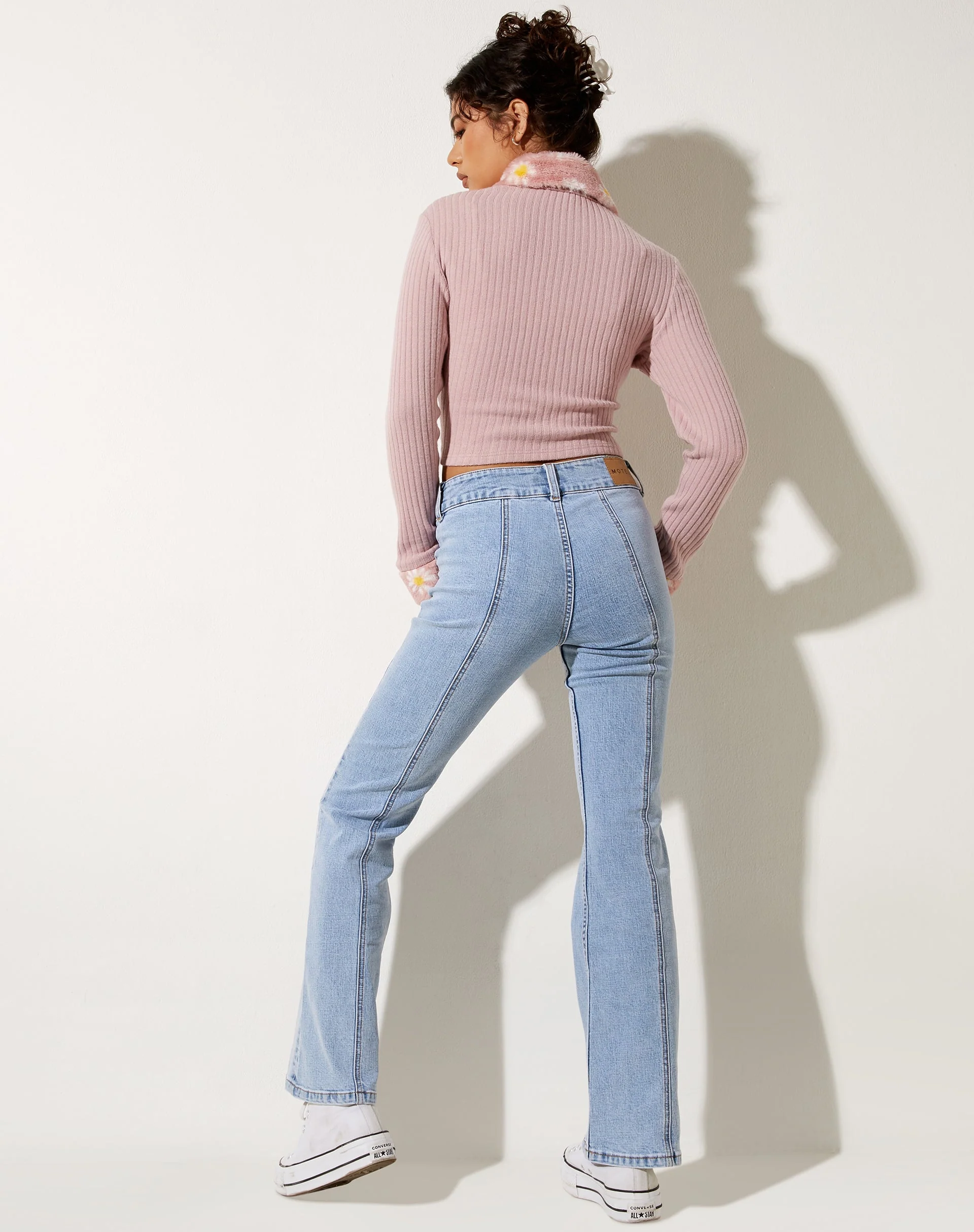 Larita Cardi aus Strick in Altrosa - Image 4