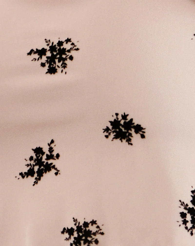 Lashka Minikleid in Cluster Ditsy Flock Nude - Image 6