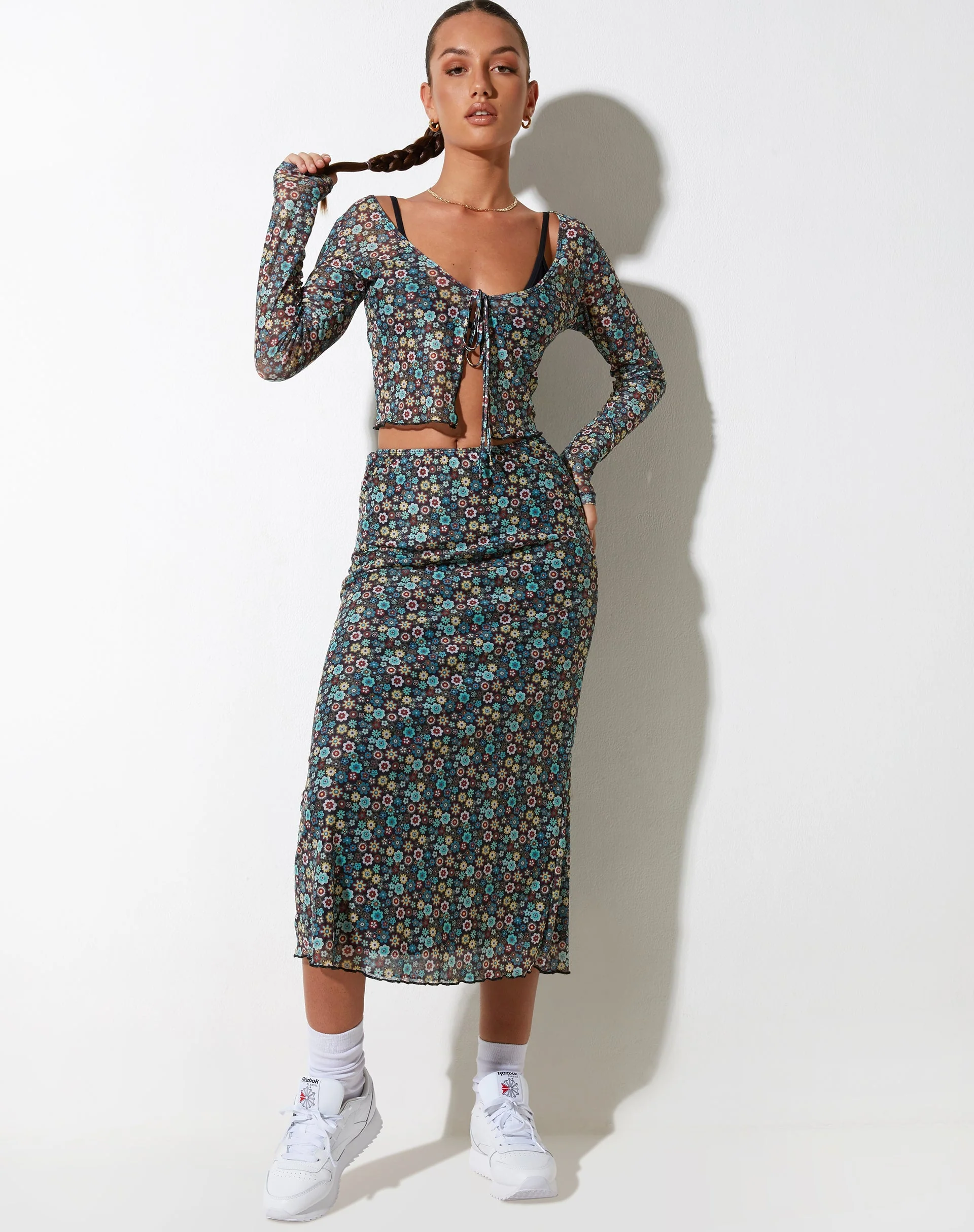 Lassie Maxirock in Folk Floral - Image 6