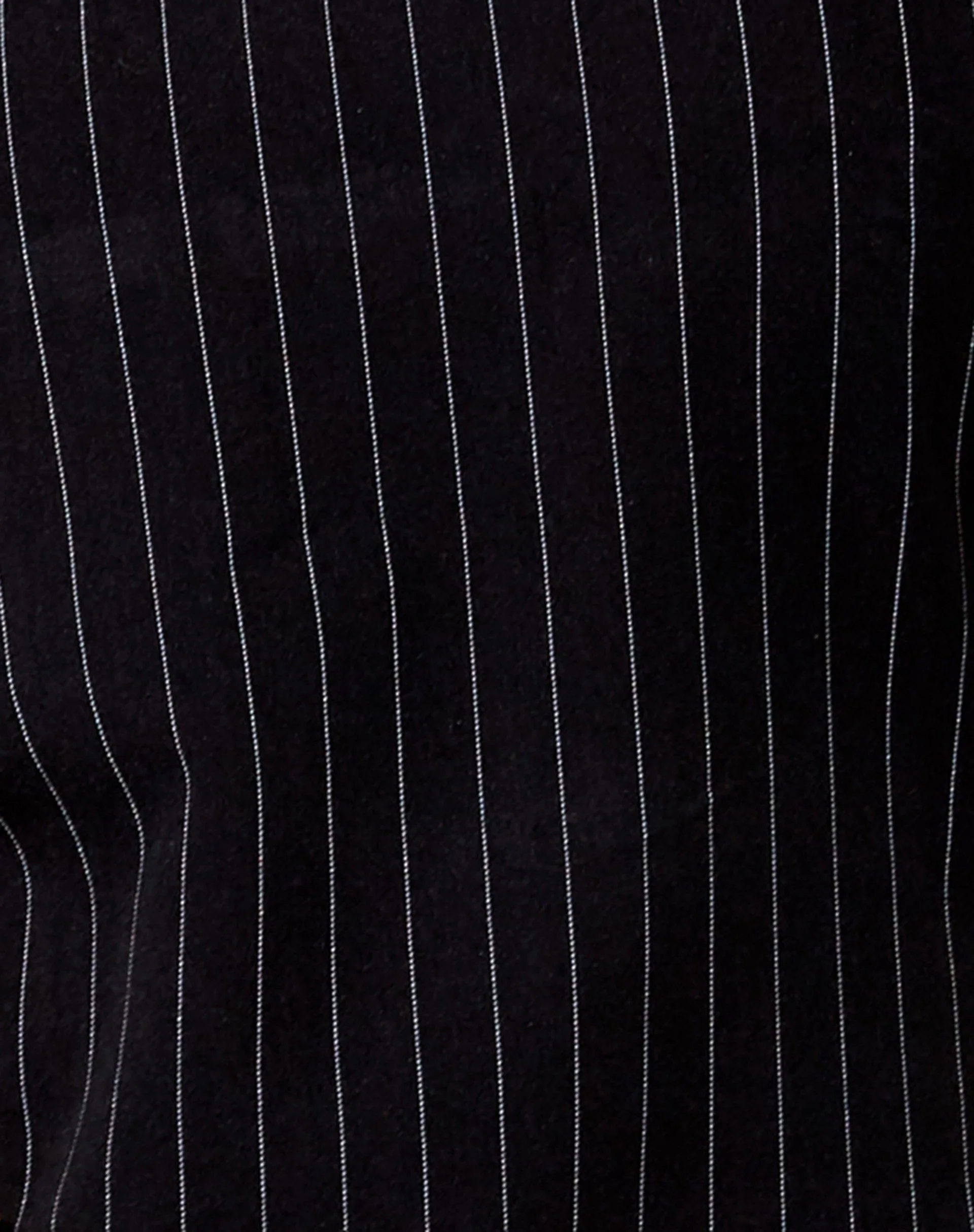 Laudine Minikleid in Nadelstreifen Schwarz - Image 5