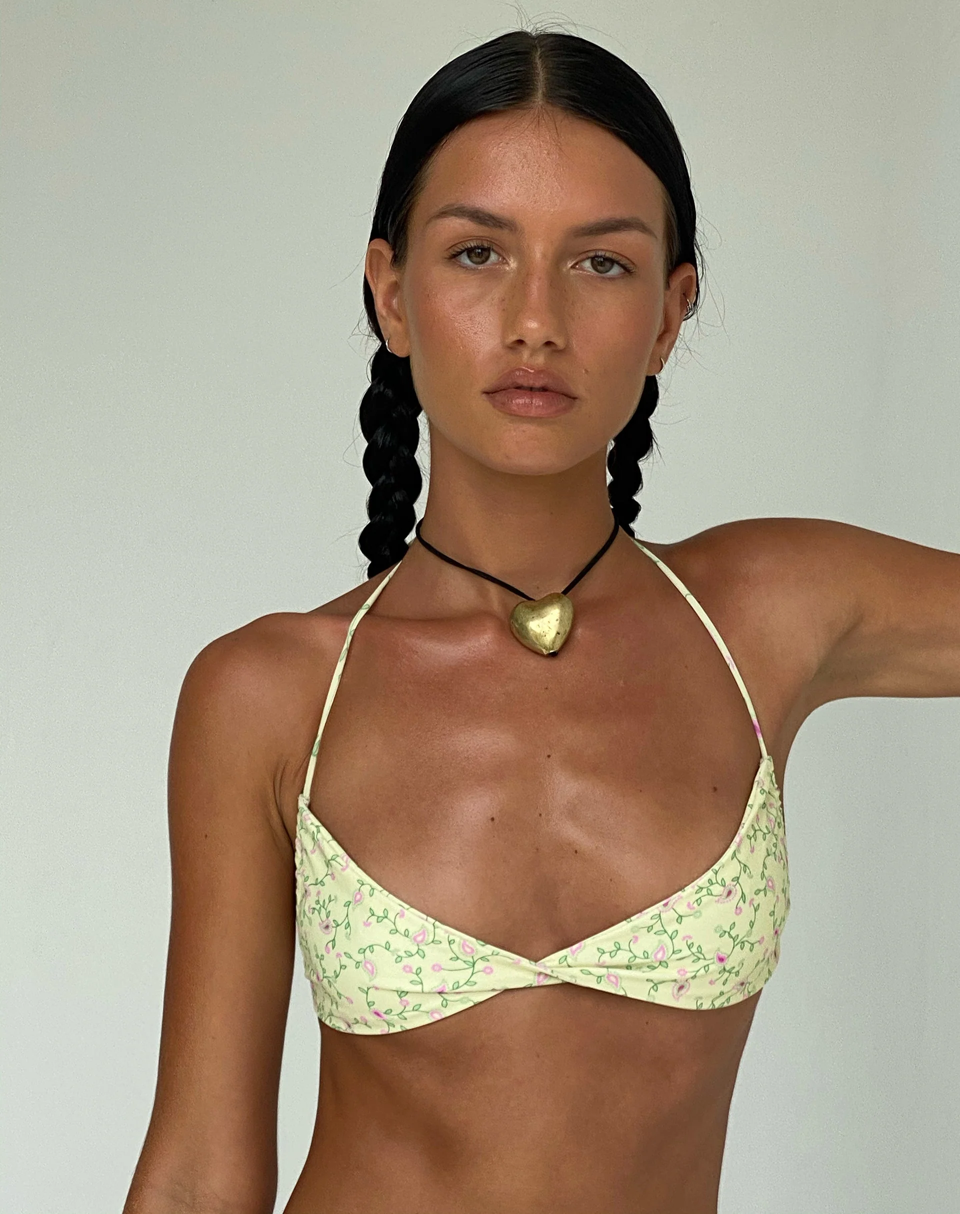 Laufey Bikinioberteil in Paisley Fun Gelb - Image 3