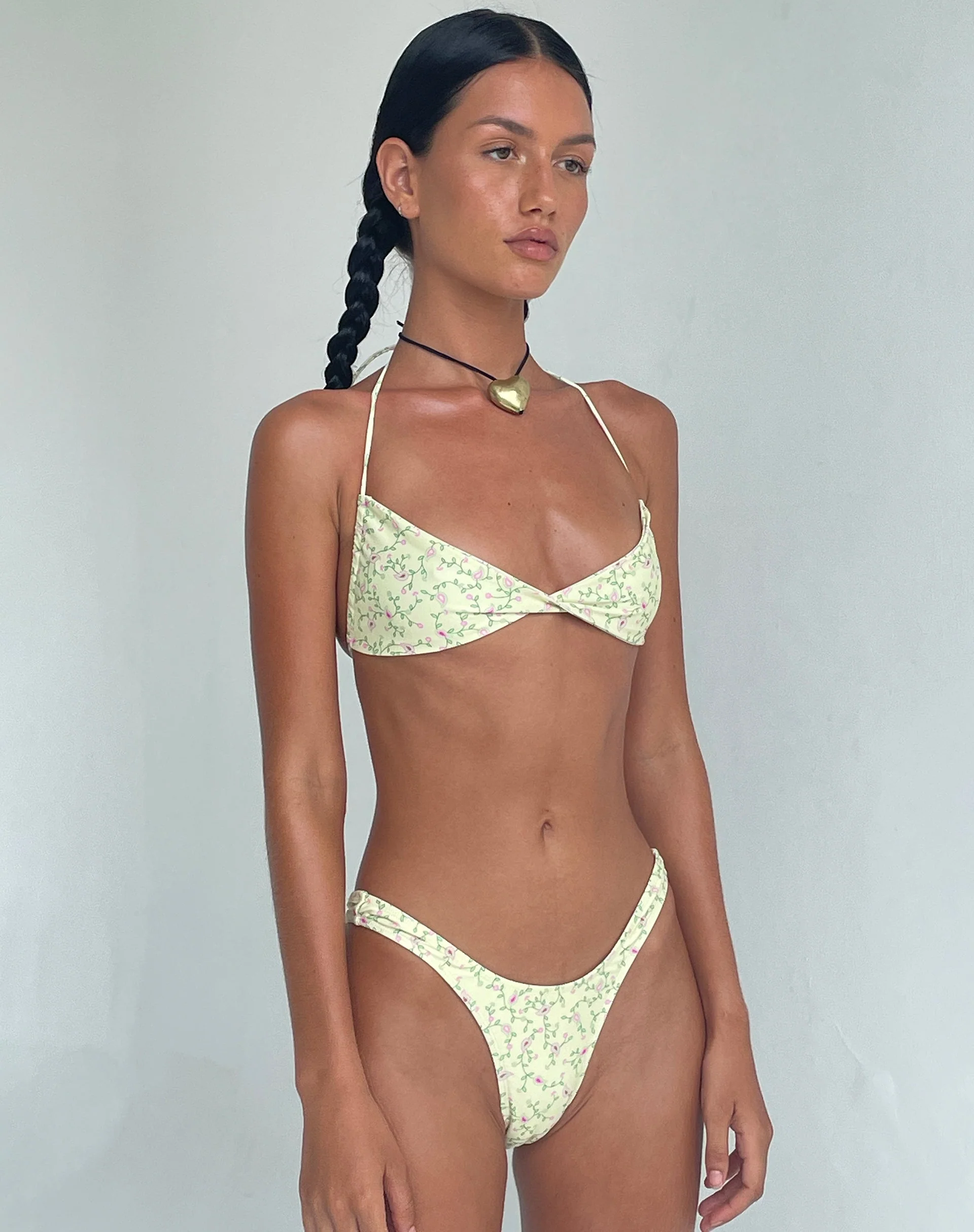 Laufey Bikinioberteil in Paisley Fun Gelb - Image 4