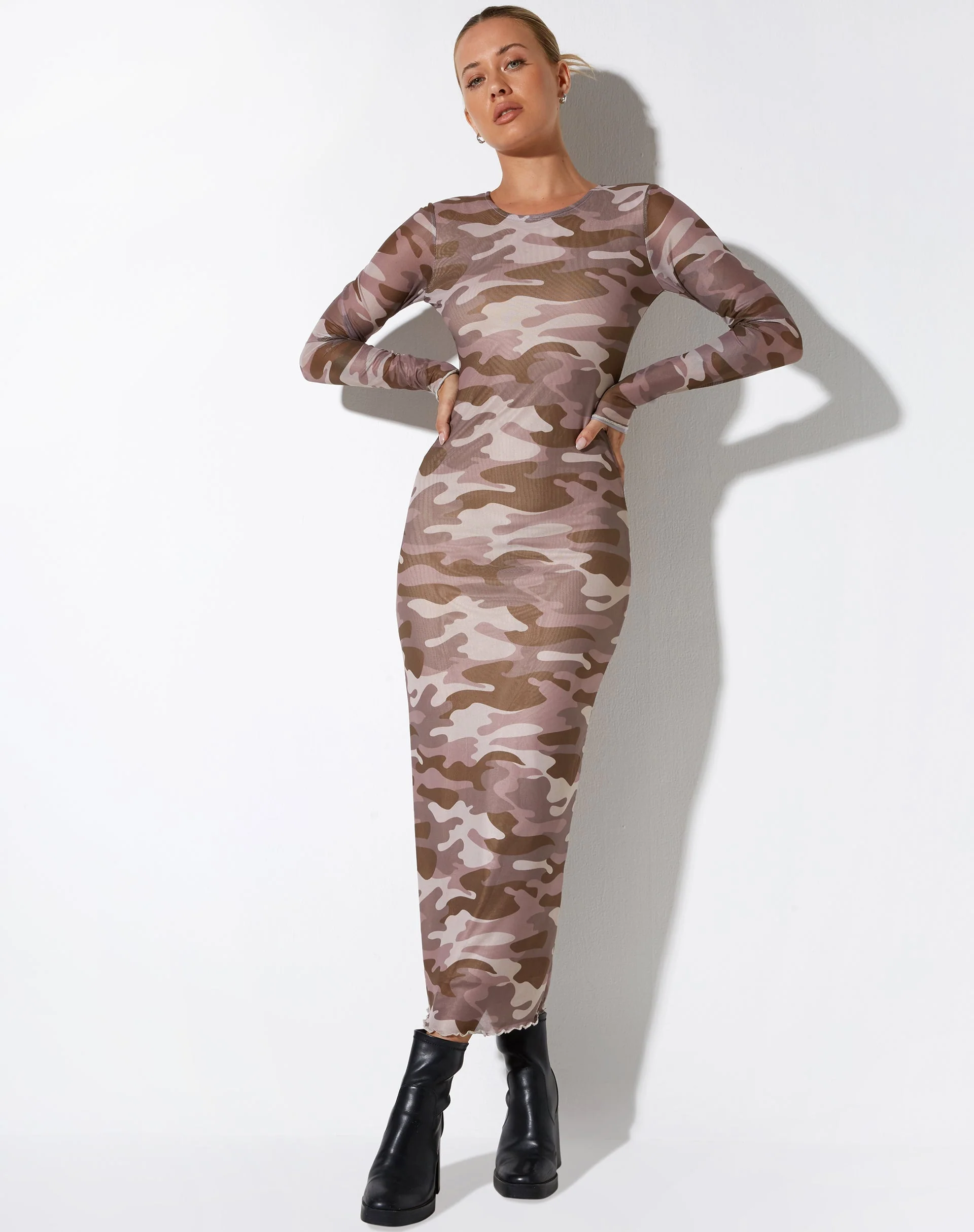 Laura Midikleid in Camo - Image 2