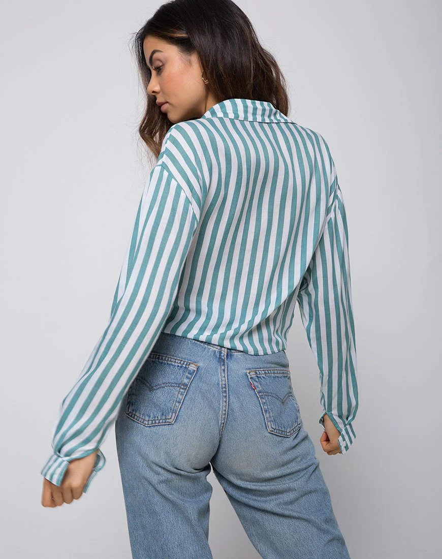 Lauv Hemd in Mid Stripe - Image 2