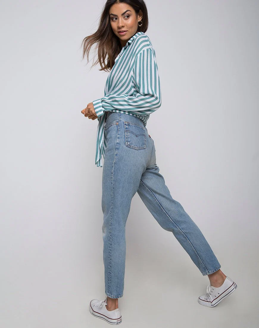 Lauv Hemd in Mid Stripe - Image 4