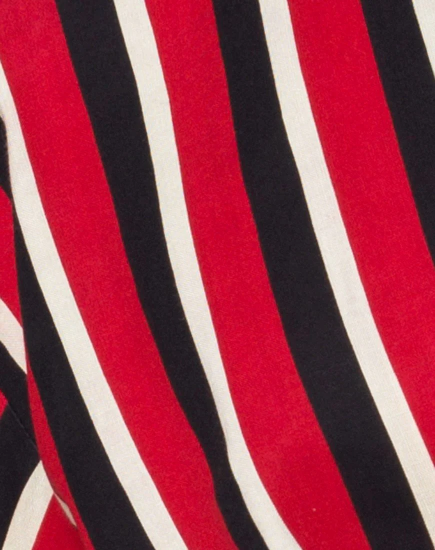 Lauv Hemd in Sunset Stripe Vertikal - Image 4