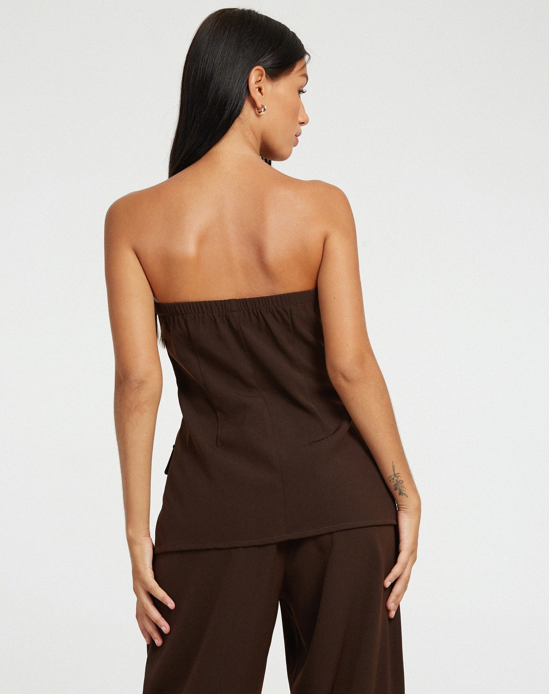 Lavan Korsett-Oberteil in Tailoring Cappuccino - Image 2