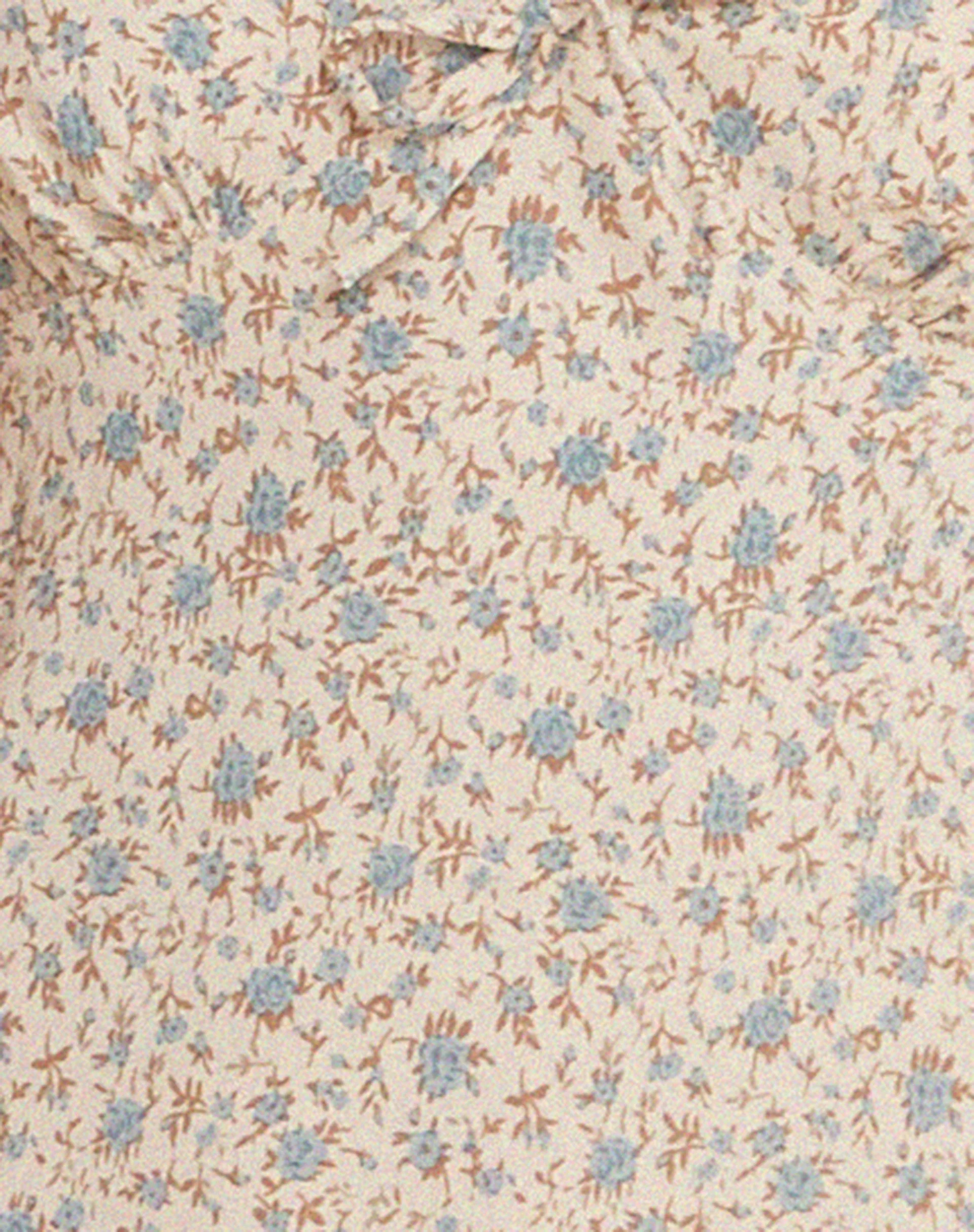 Lavisha Midikleid in antikblau und elfenbeinfarben geblümt - Image 7