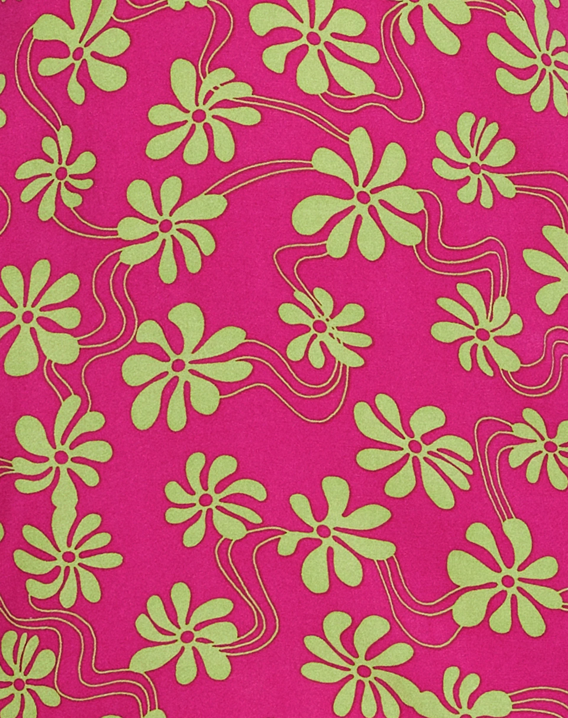 MOTEL X BARBARA Leana Minikleid in 90s Beachy Floral Hot Pink - Image 6