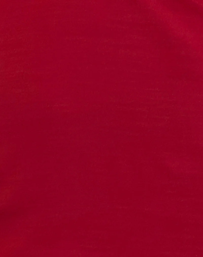 Leana Minikleid aus Private Slub Adrenaline Rot - Image 5