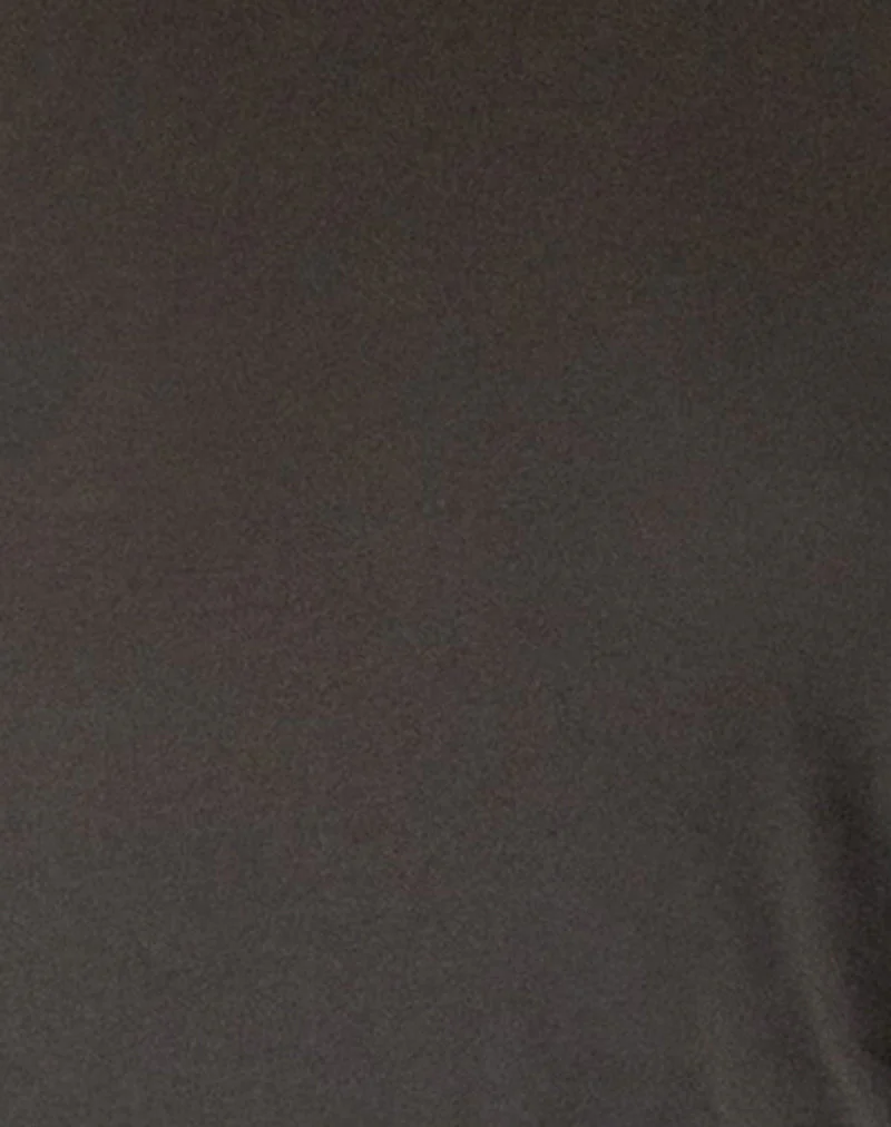 Ledez Asymmetrisches Schlabber-Top aus olivem Tissue-Jersey - Image 6