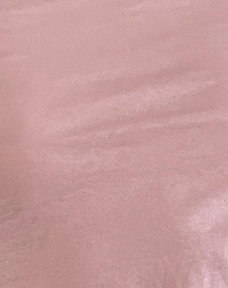 Ledez Asymmetrisches Schlabber-Top in Pink Lady Tissue - Image 5