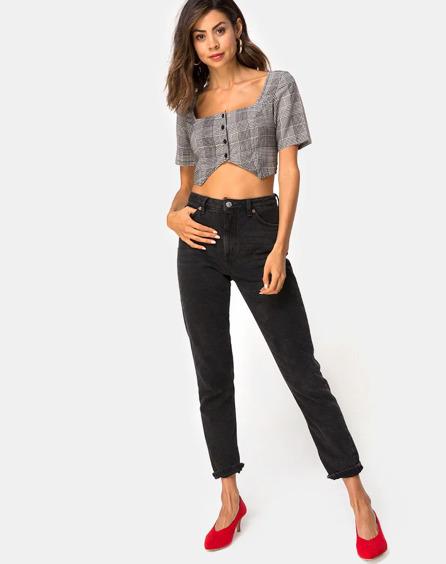 Legia Crop Top aus Charles-Karo Grau - Image 5