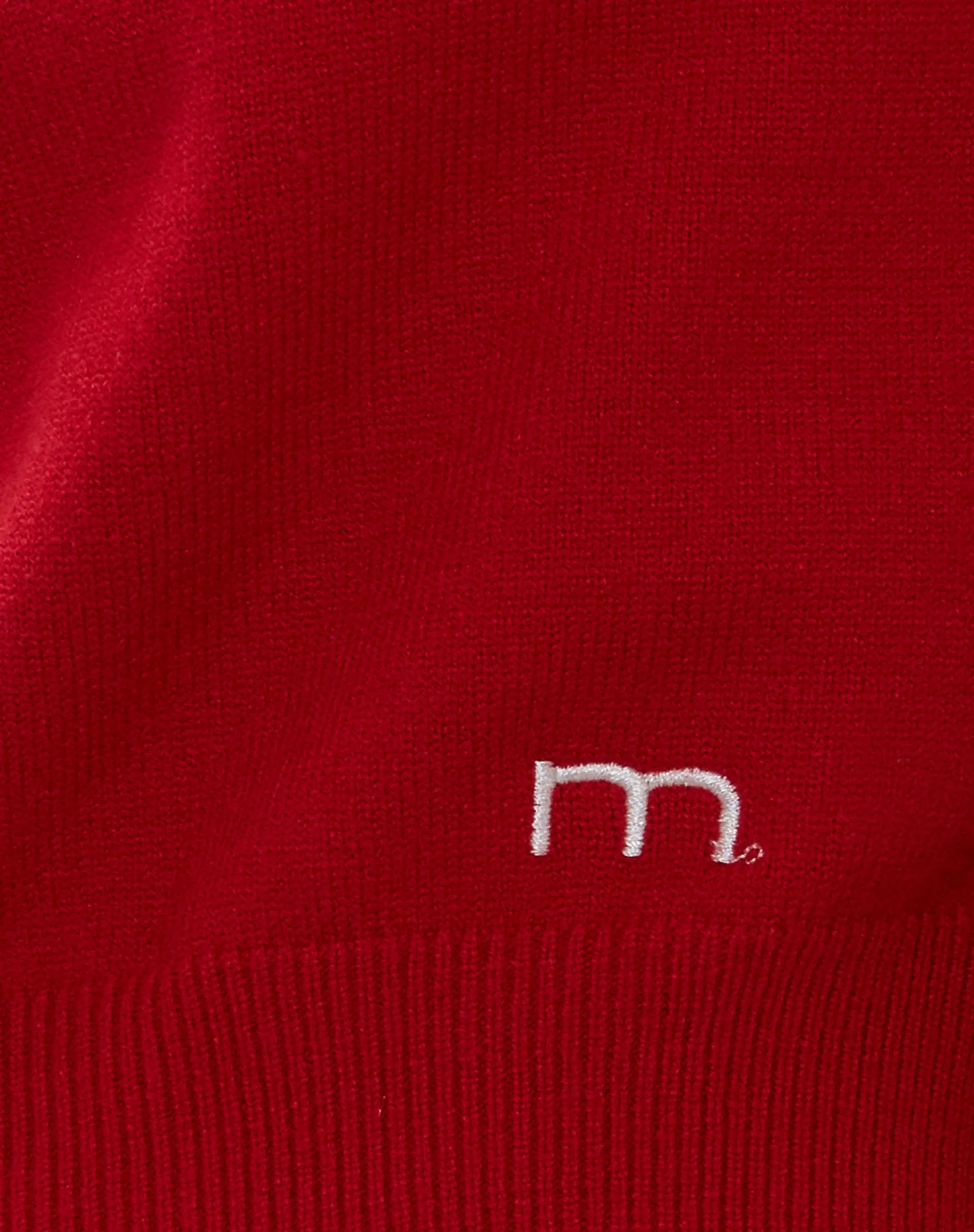 Lennon Zip Up Jacke in Rot mit weißen Seitenstreifen - Image 6