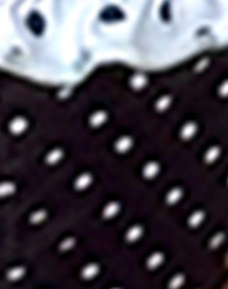 Lentra Ruffle Bottom in Schwarz und Blau Polka - Image 6