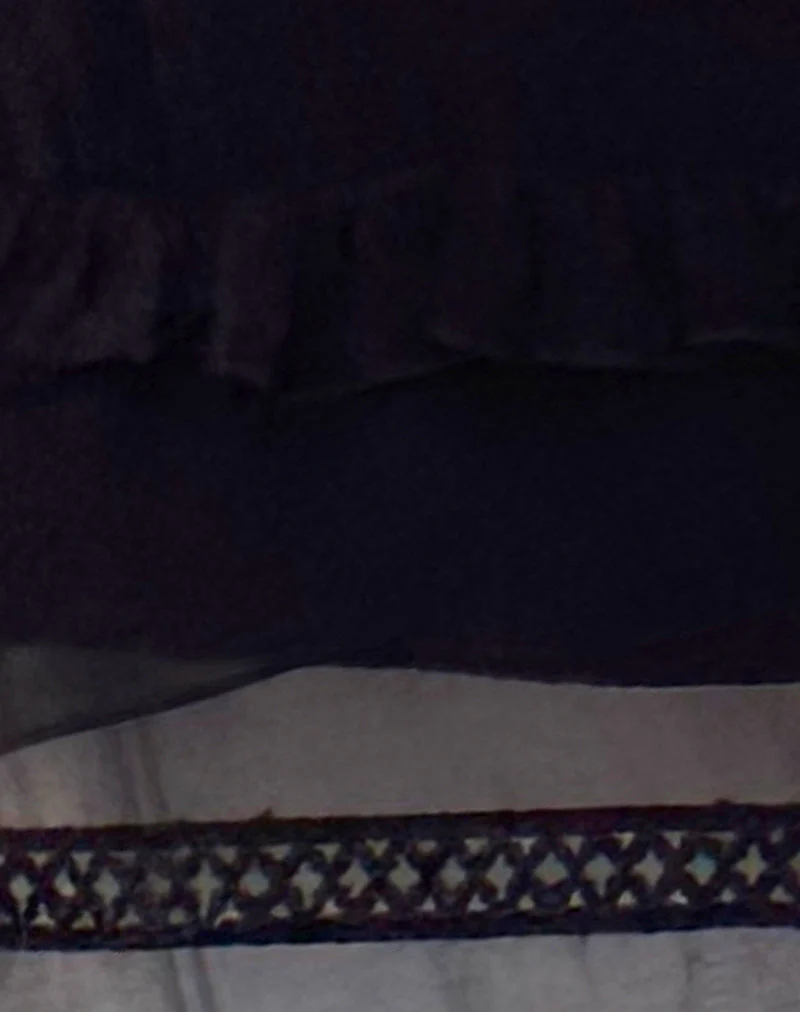 Lenuta Midirock aus Chiffon in Schwarz - Image 6