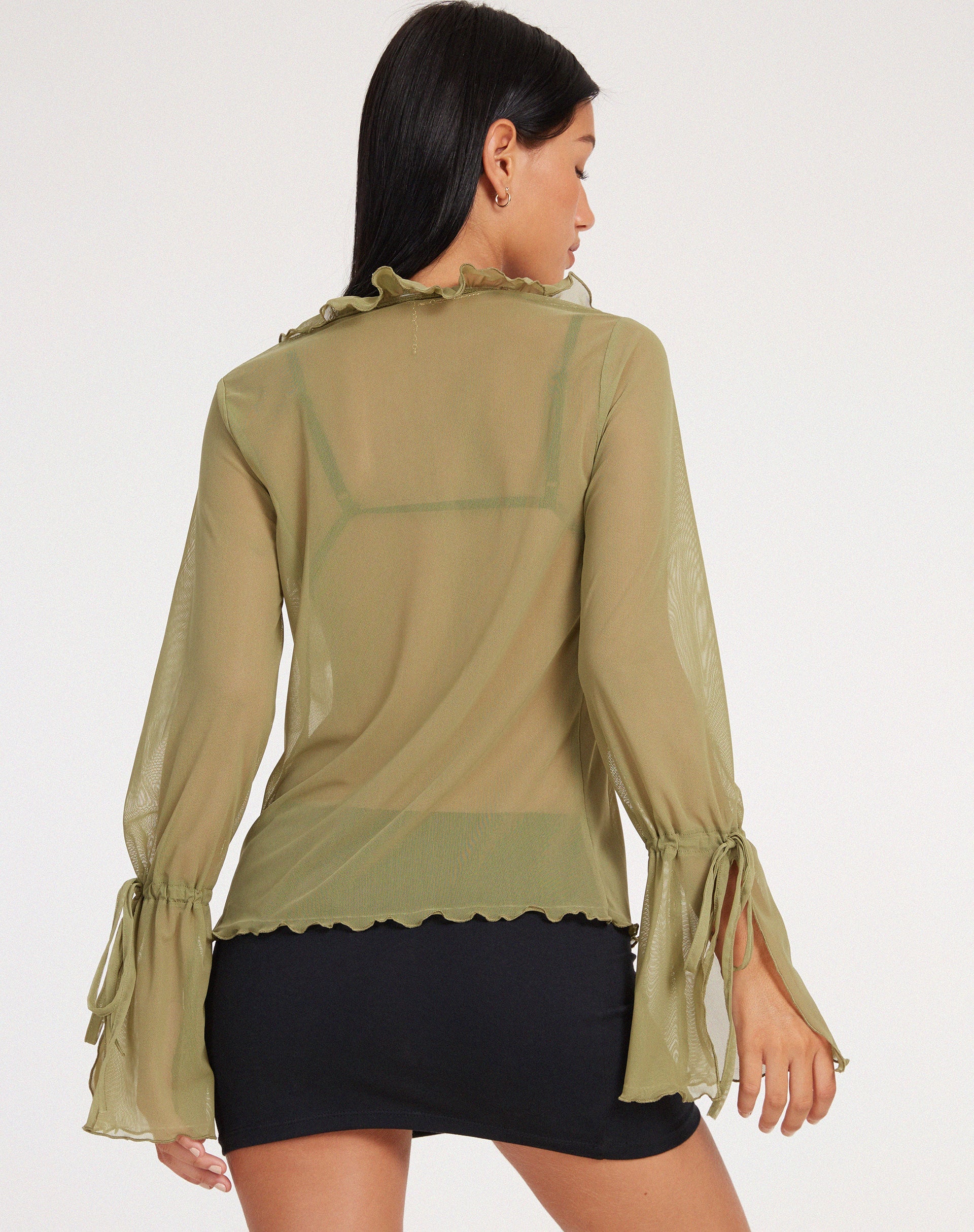 Leonita Cardi aus Mesh oliv - Image 2