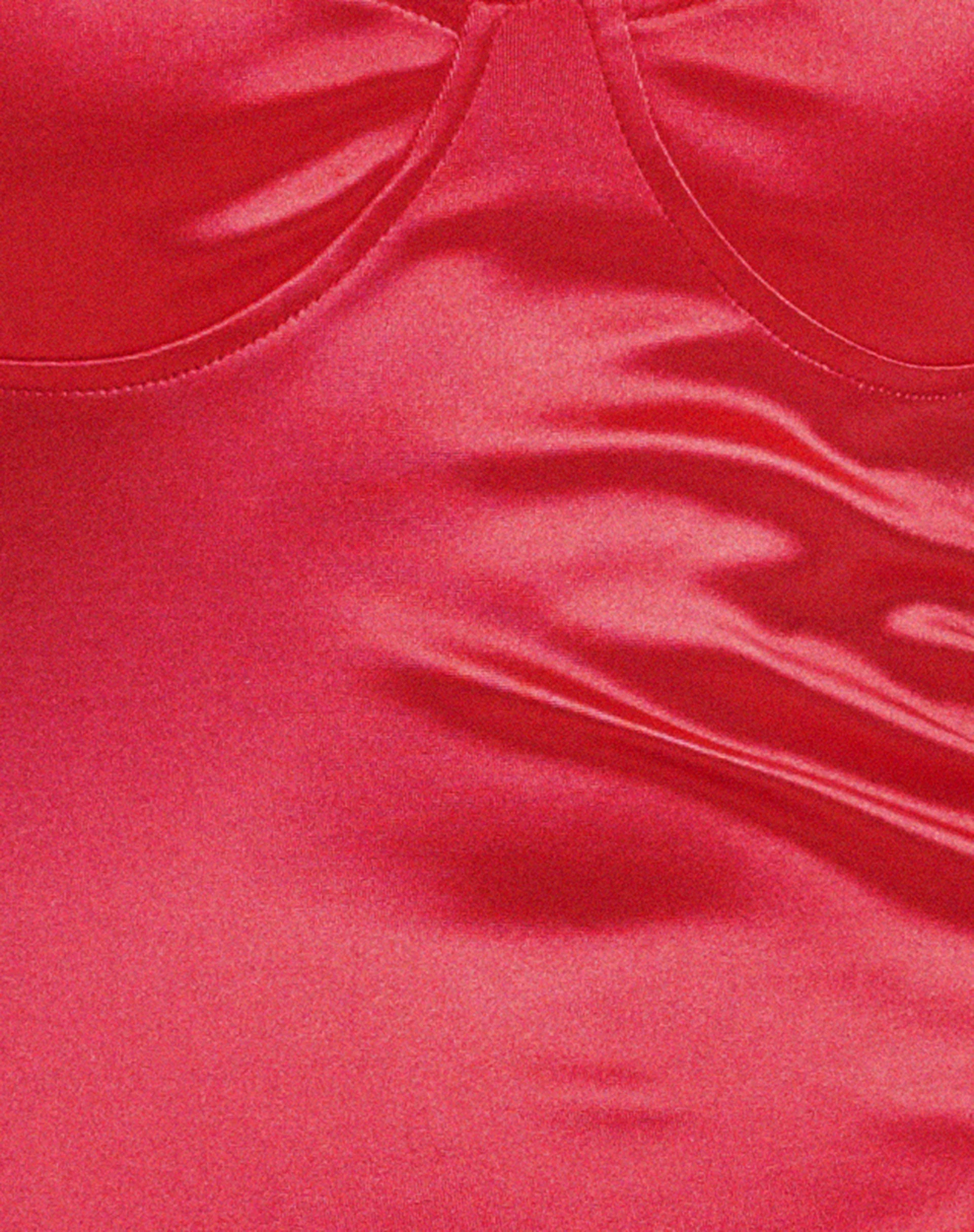 Lesty Minikleid in Rot mit roter Spitze - Image 5