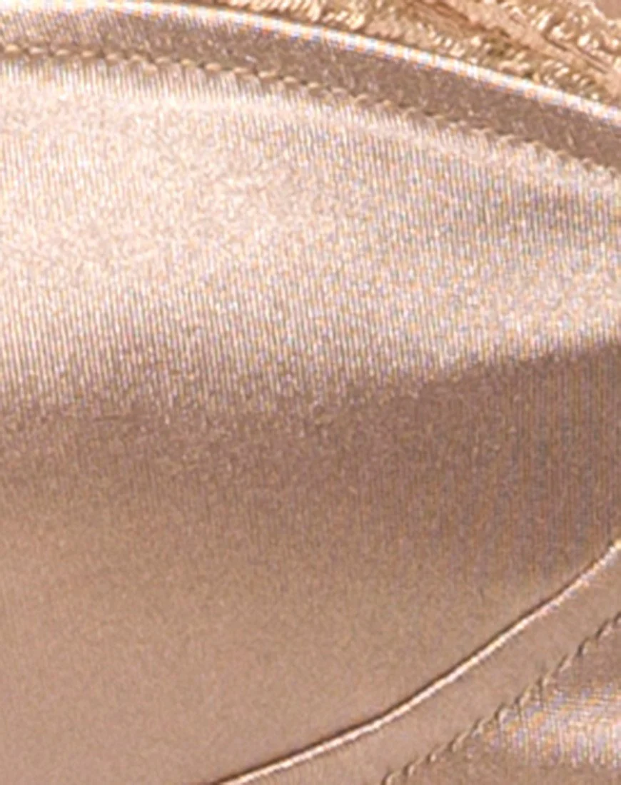 Lesty Bodycon Kleid in Gold - Image 5