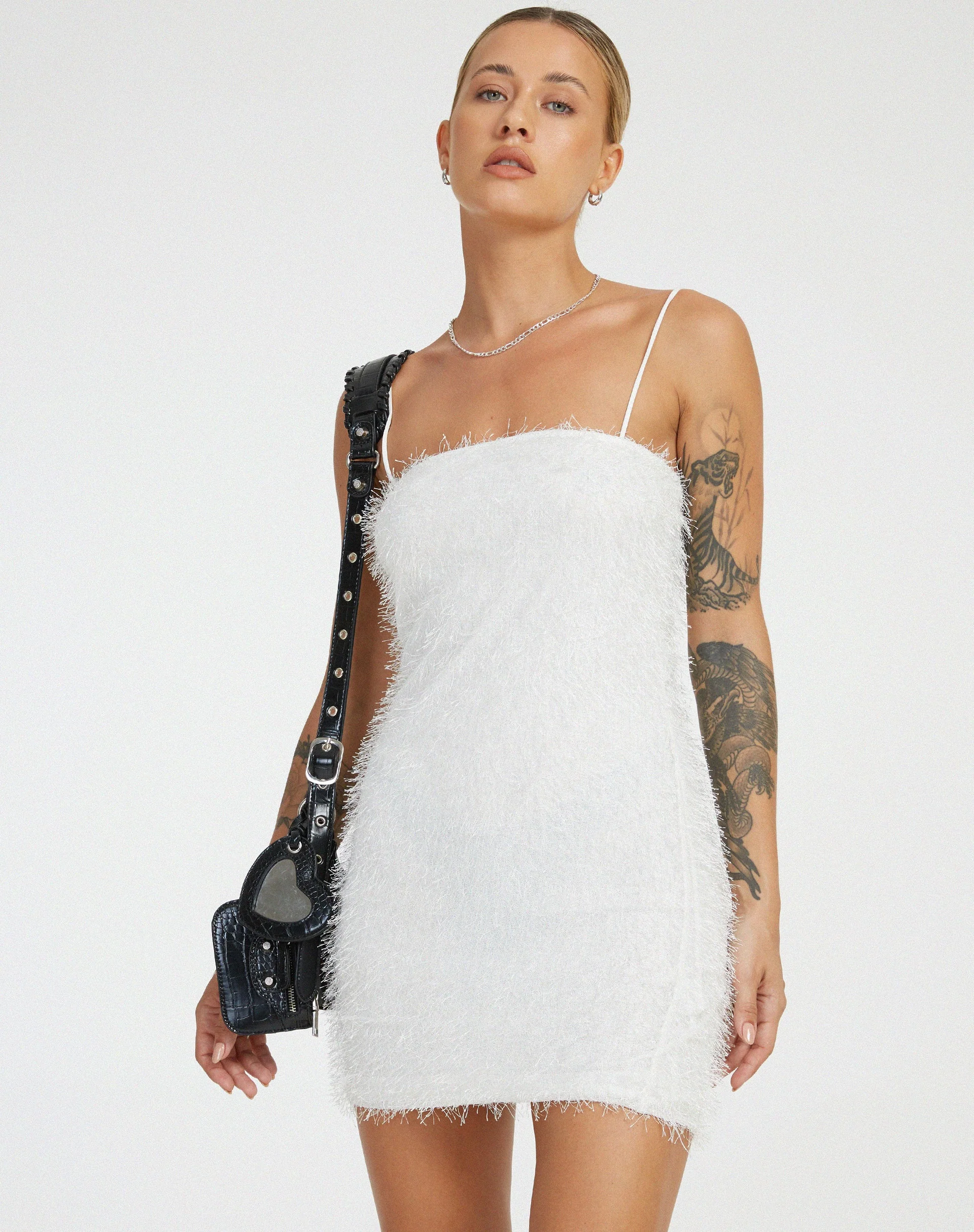 Levaria Minikleid in Weiß