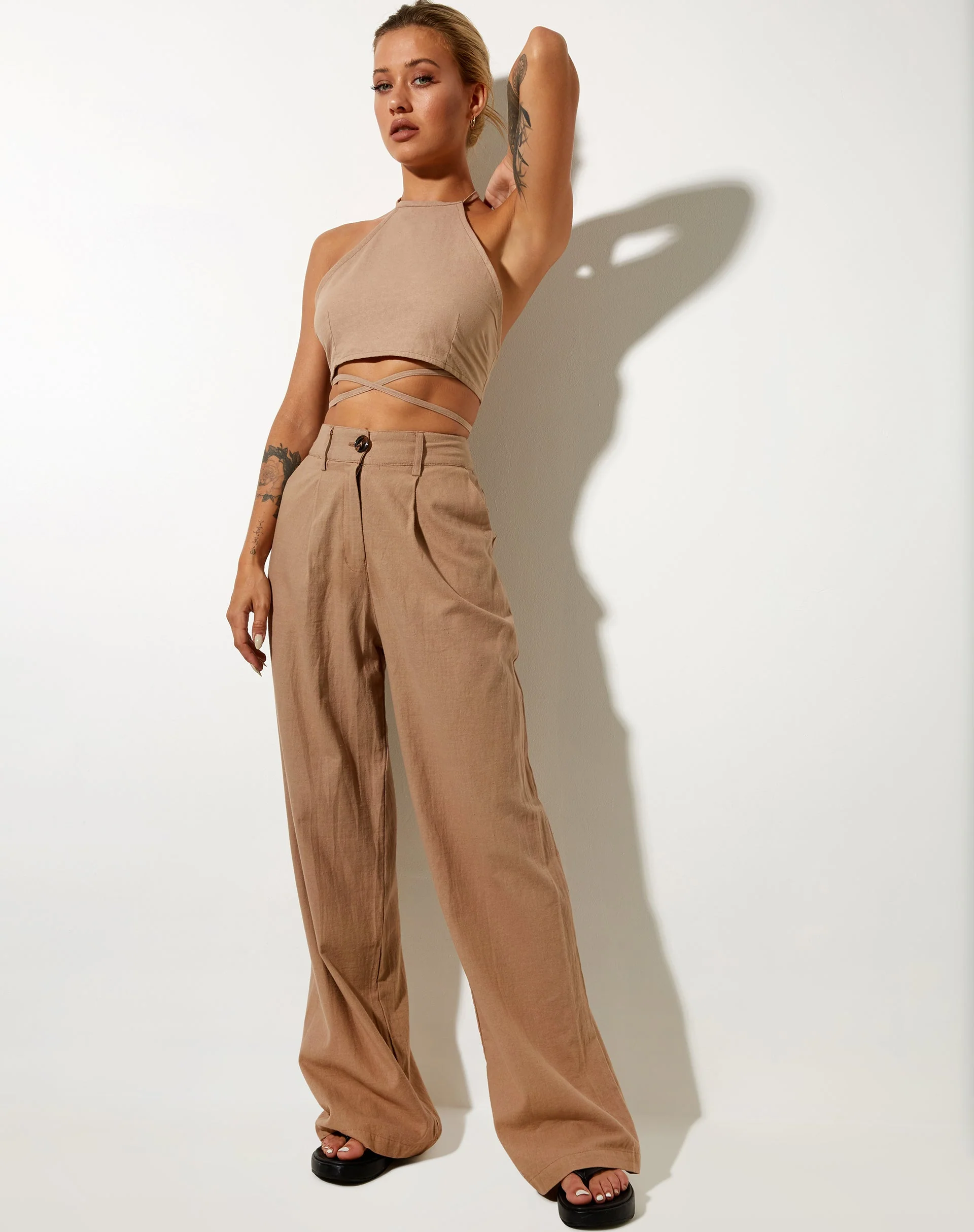 Levo-Hose aus Rami Biskuit - Image 4