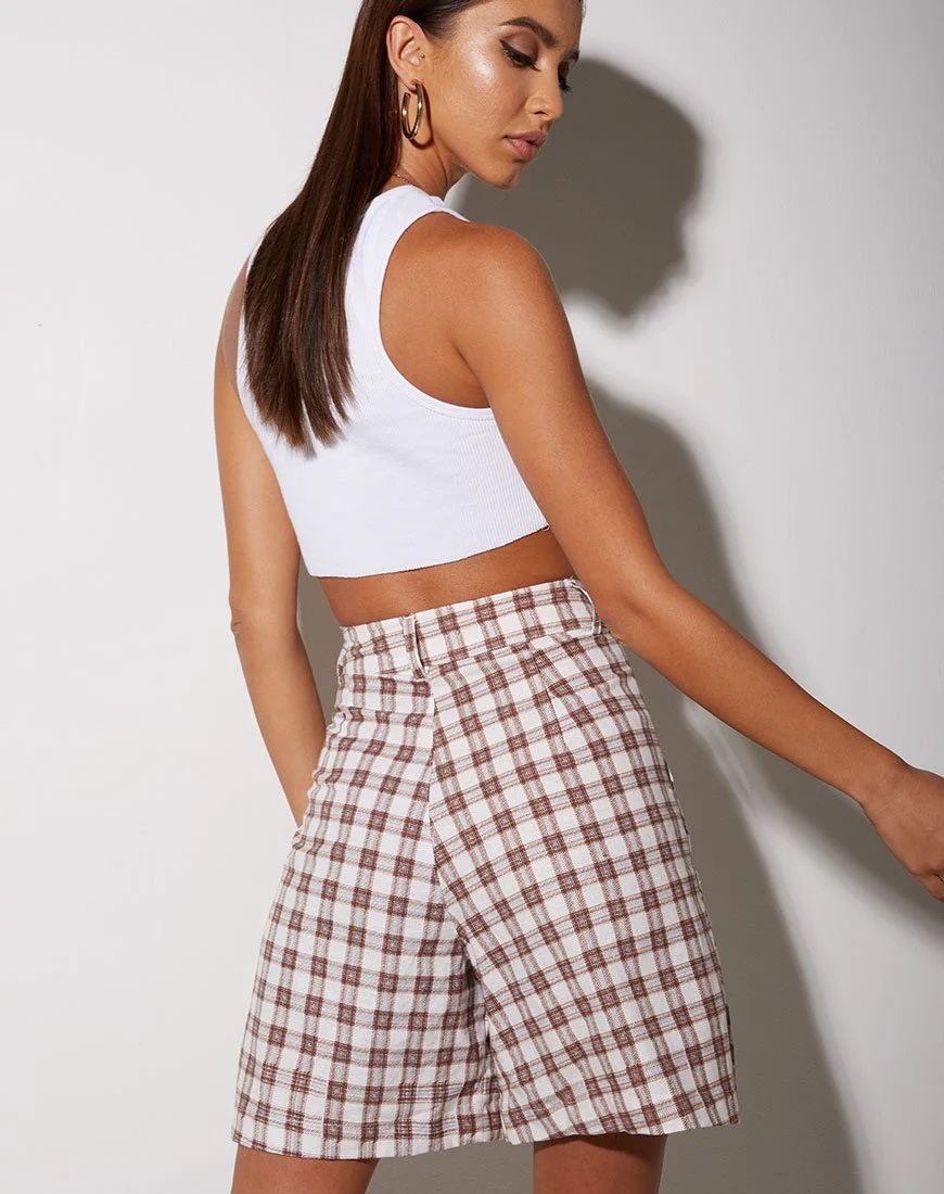 Lexta Short in Schachmatt Braun - Image 2