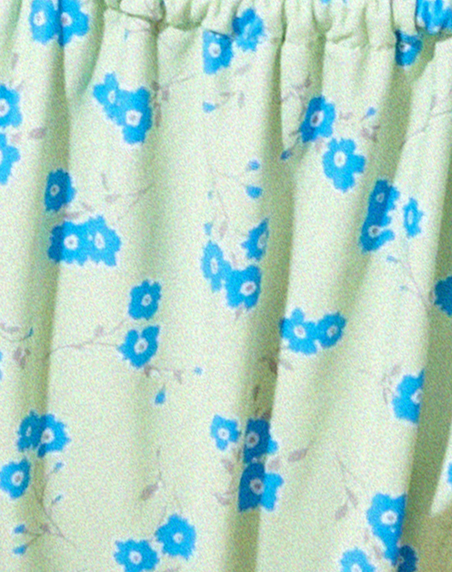 Leyna Bikiniunterteil in Ditsy Flower Lime Blue - Image 7