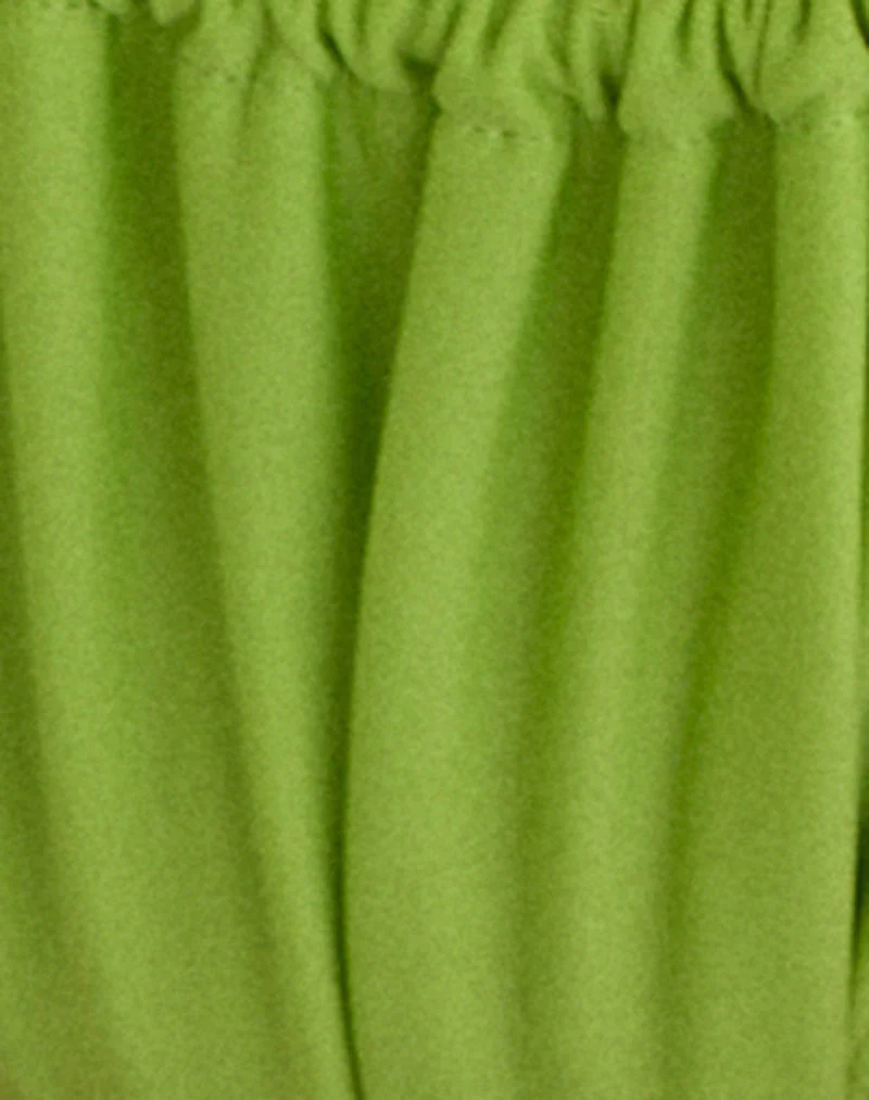 Leyna Bikini-Höschen in Chartreuse mit Perlen - Image 6