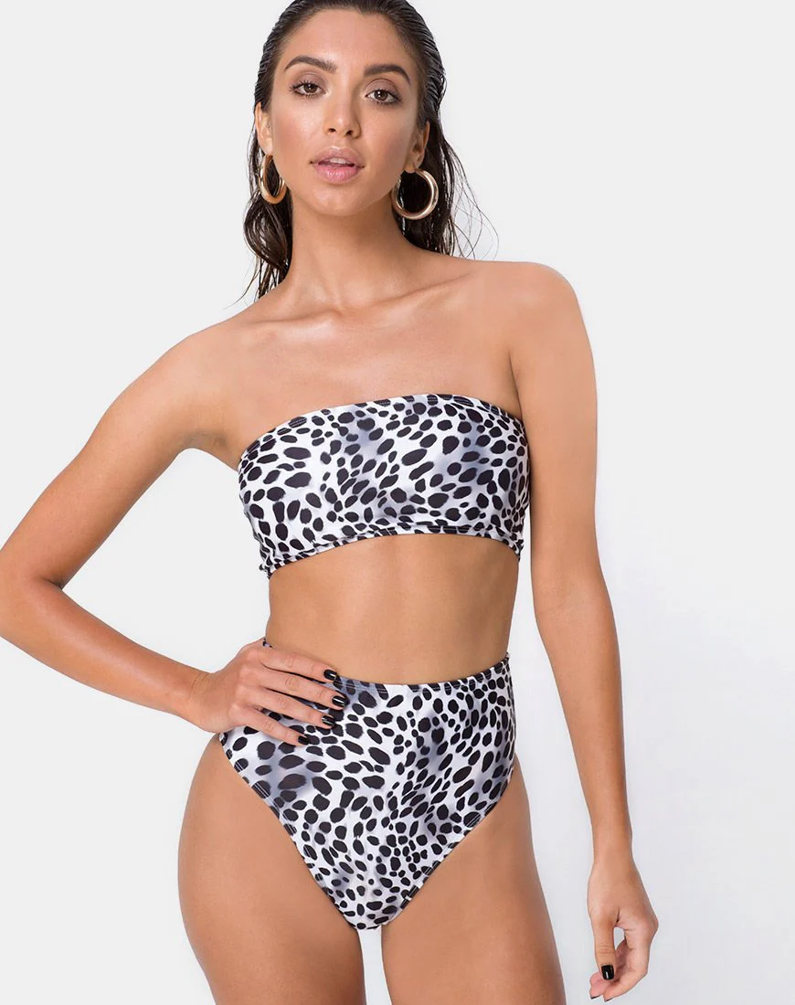 Lien Bikini-Oberteil in Dalmatiner - Image 2