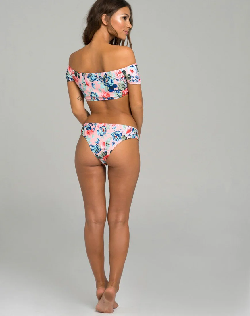 Lila Bikini-Oberteil mit Rossa-Druck - Image 4