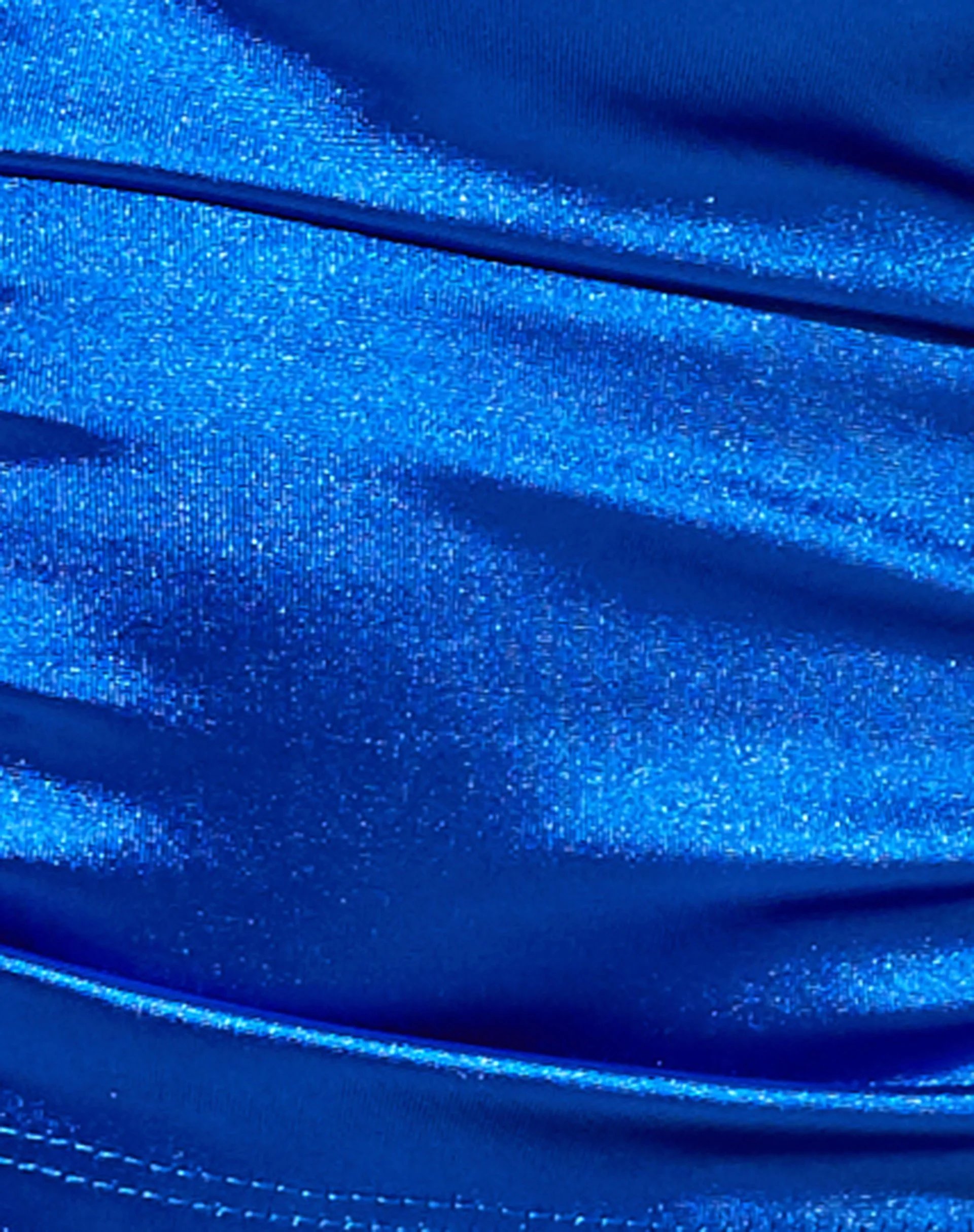 Lily Crop Top in Satin Blau - Image 6