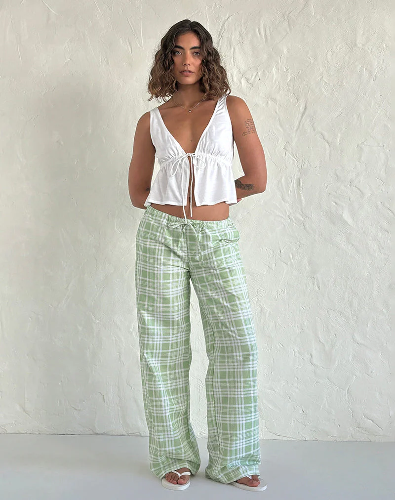 Lirura Hose aus Tischtuch Neo Mint - Image 2