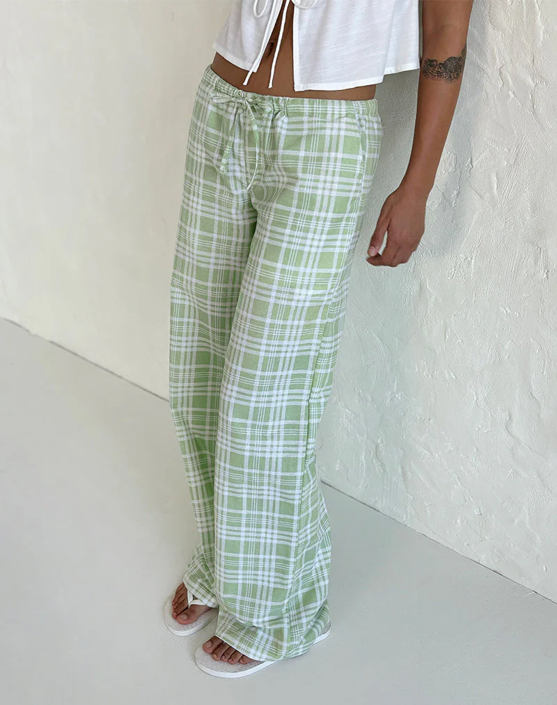 Lirura Hose aus Tischtuch Neo Mint - Image 3