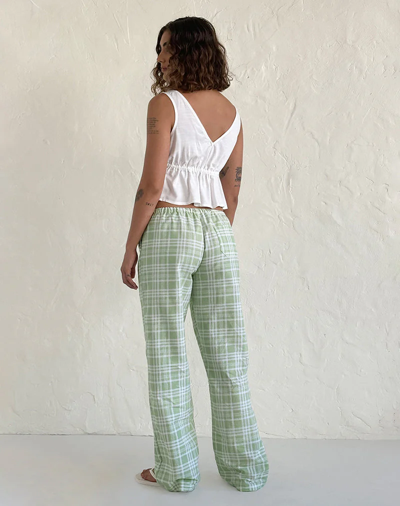 Lirura Hose aus Tischtuch Neo Mint - Image 4