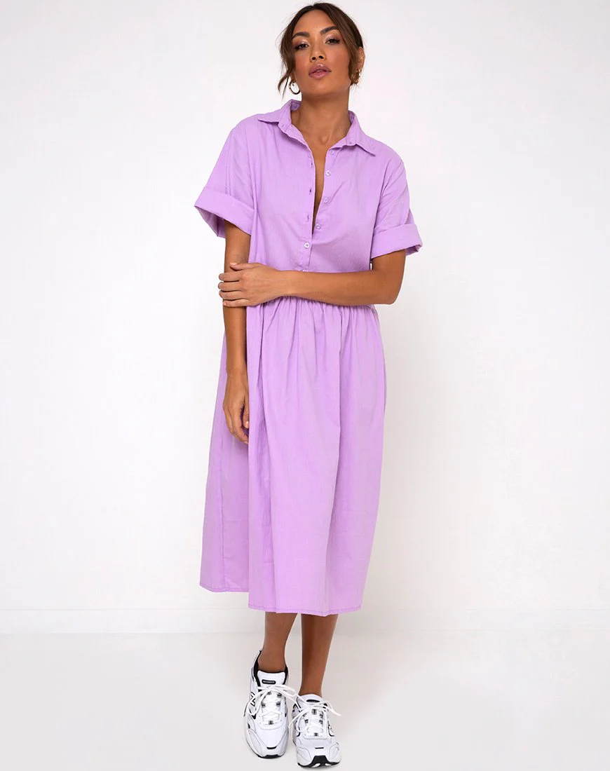 Lista Midikleid in Flieder - Image 3