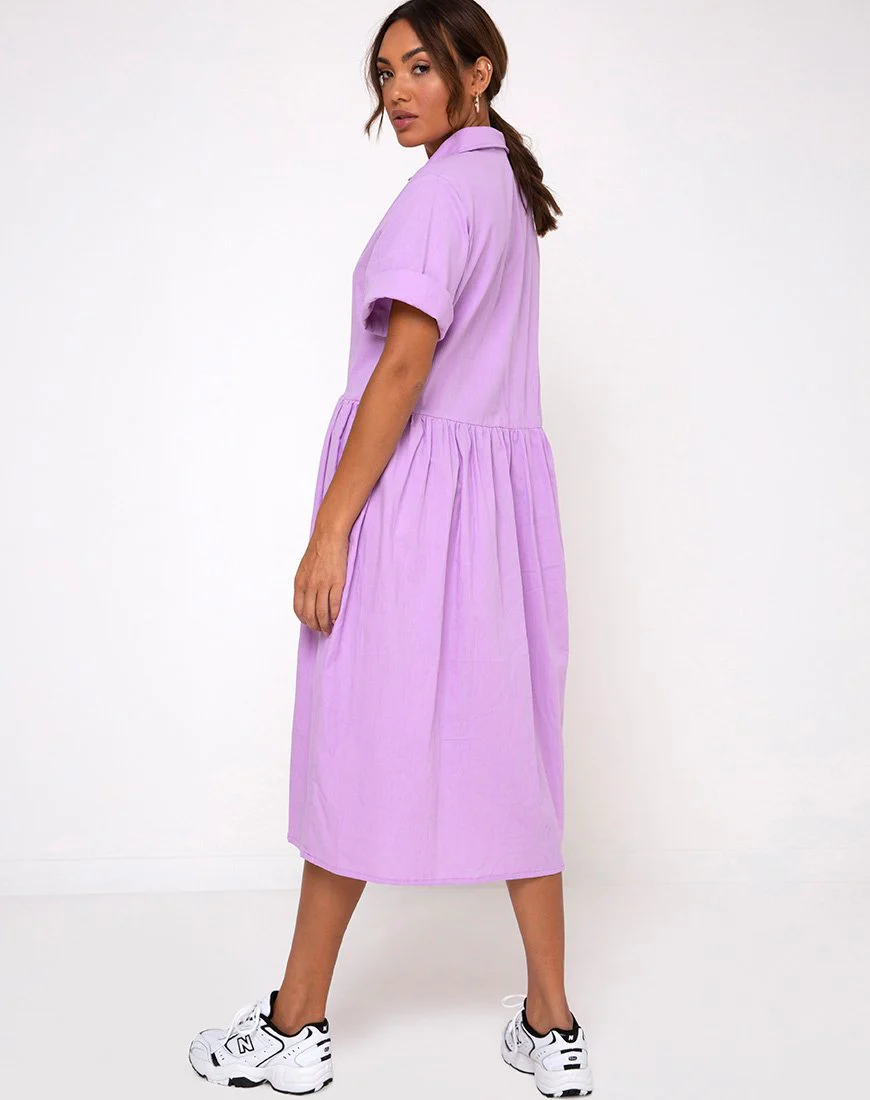 Lista Midikleid in Flieder - Image 4