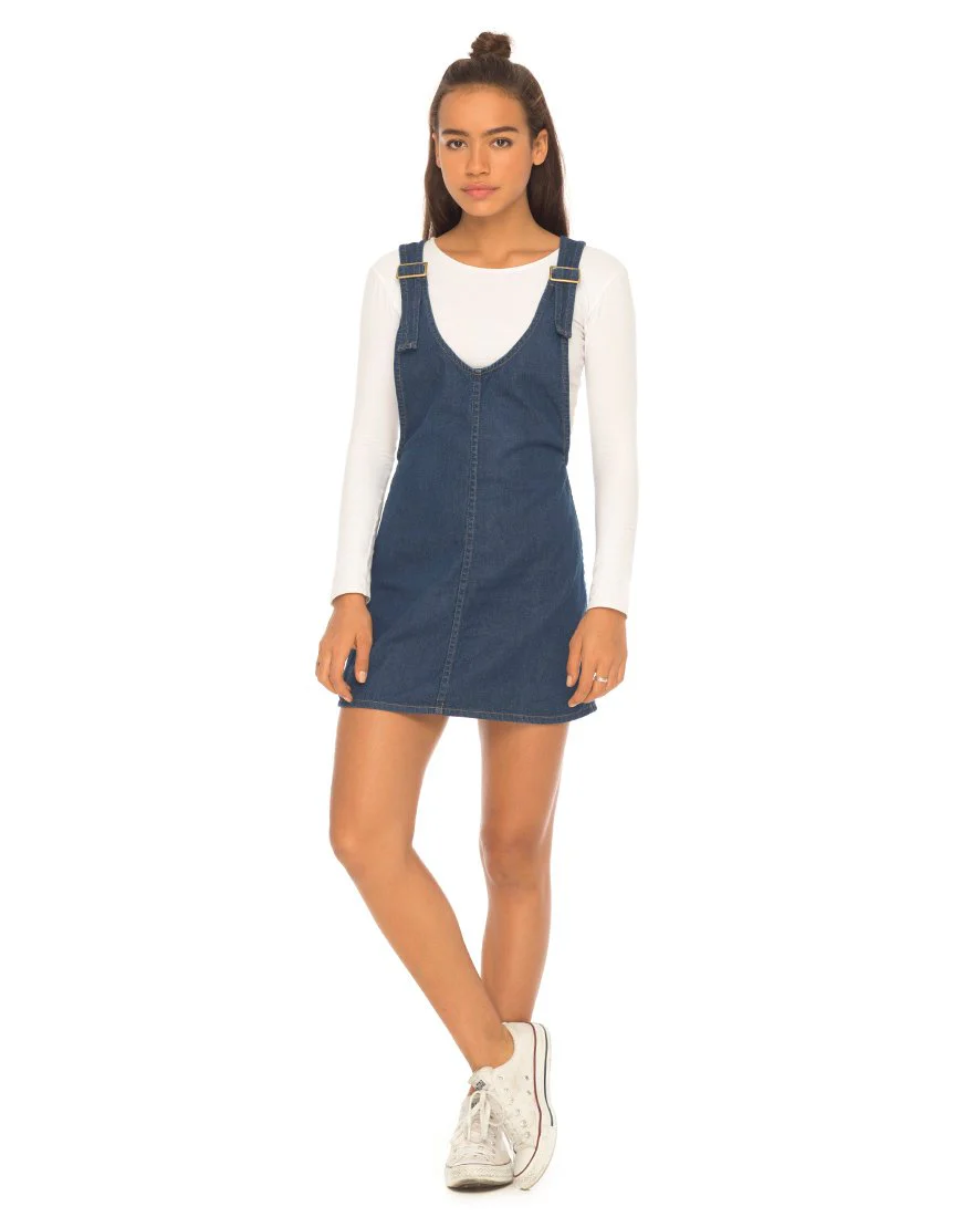 Litton Schürzenkleid aus Denim Indigo - Image 3