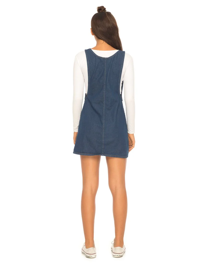 Litton Schürzenkleid aus Denim Indigo - Image 4