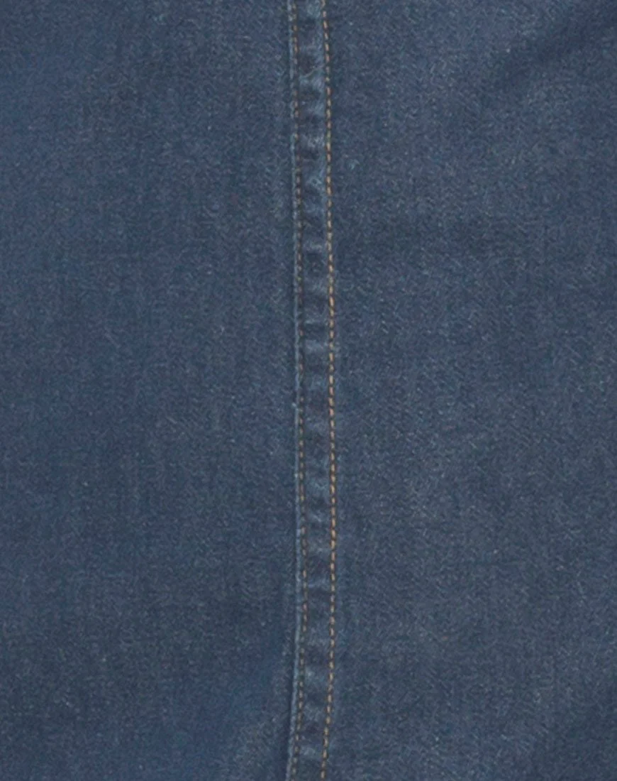 Litton Schürzenkleid aus Denim Indigo - Image 5