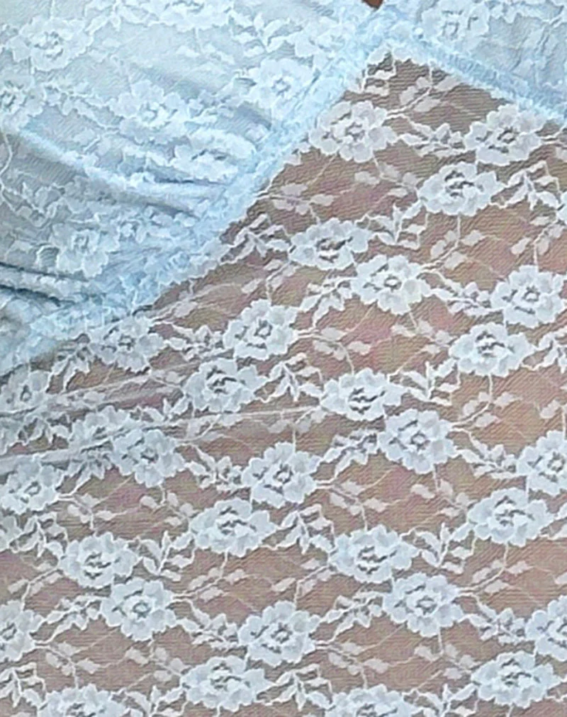 Livra Top aus Kleespitze Blau - Image 5