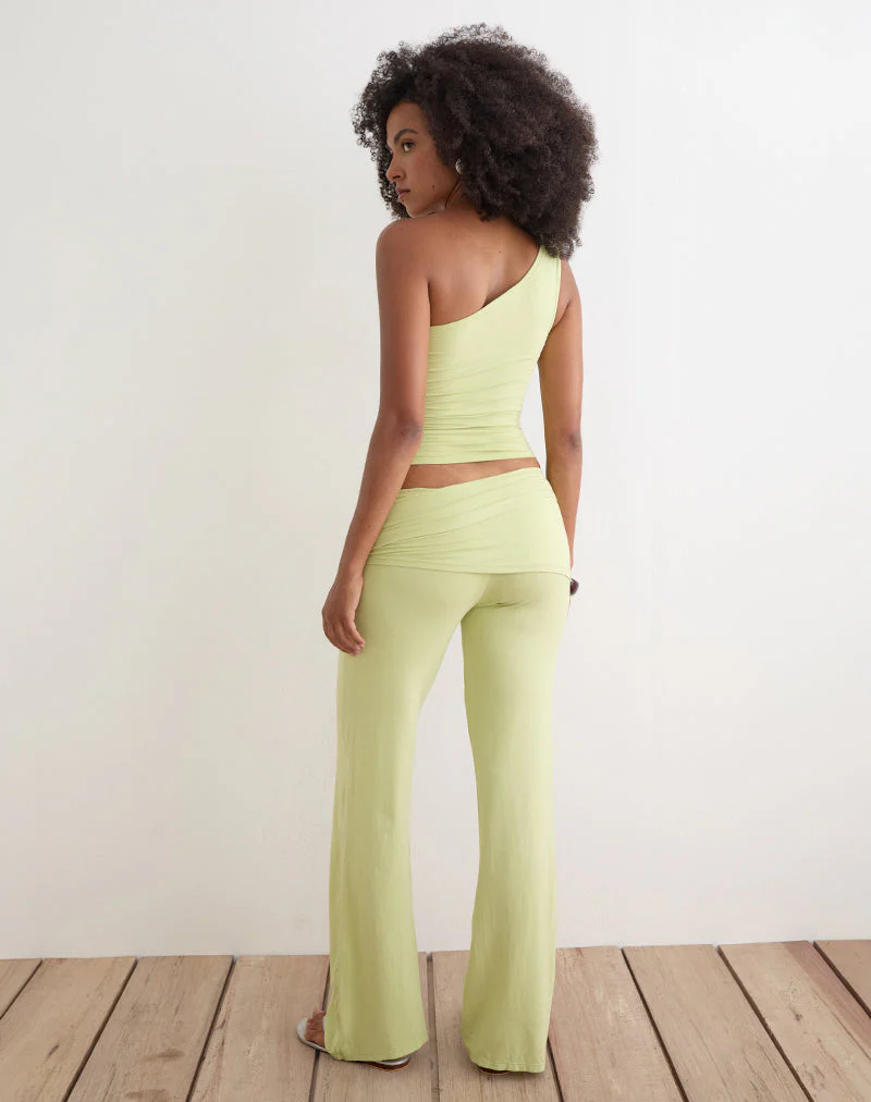Lolicy Trouser in Rayon Jersey Pistachio - Image 5